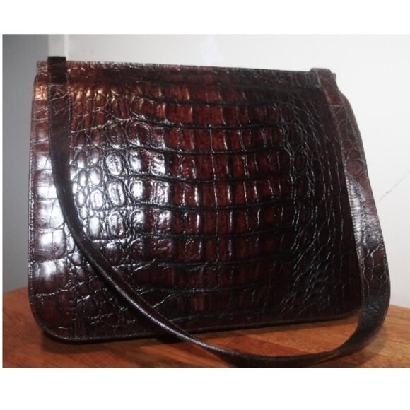 Andrea Mabiani Handbags - Exotic $649 Andrea Mabiani Italy Rich Alligator Hobo Shoulder Bag Purse